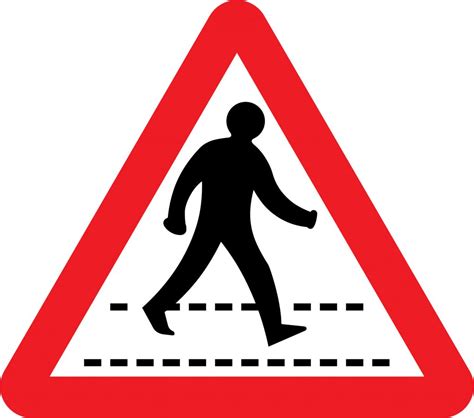 Singapore zebra crossing signs